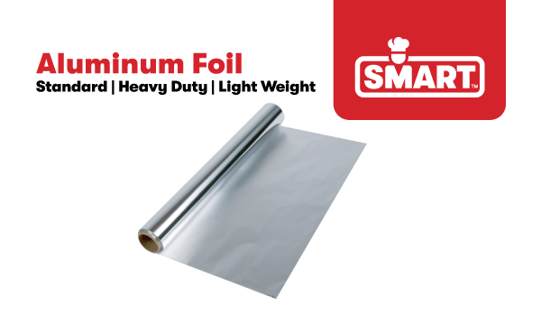 An image of a aluminum foil for foodservice with the SMART Brand logo