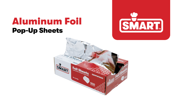 An image of SMART Brand aluminum foil pop up sheet box