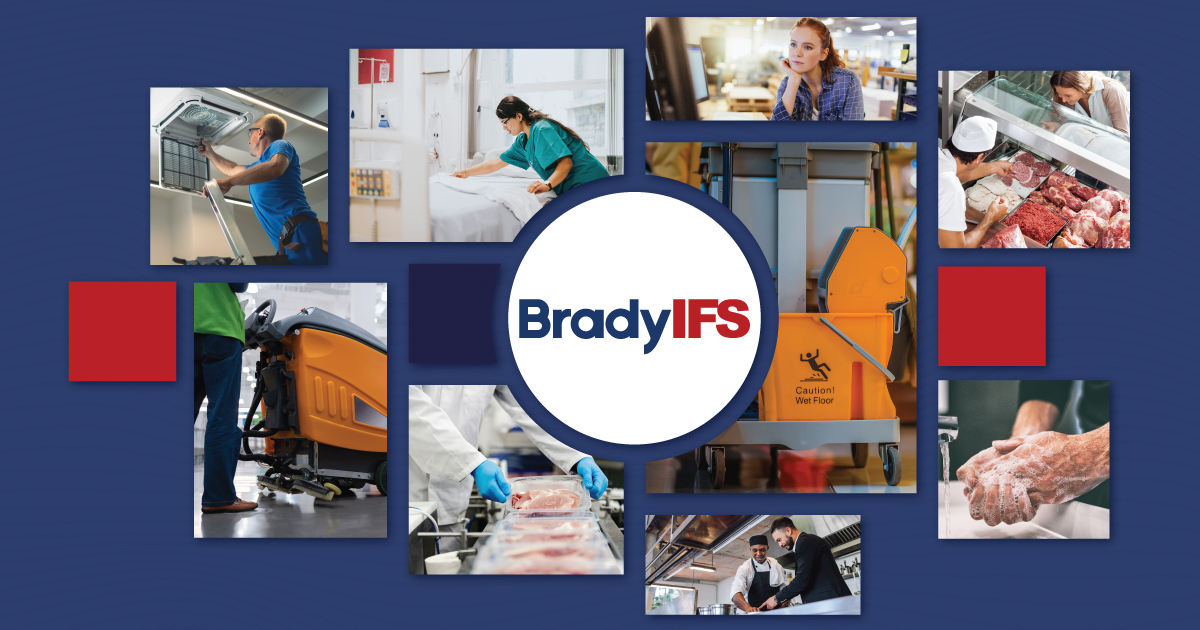 A montage of BradyIFS capabilities in various industry verticals