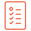 compliance icon, paper with check marks