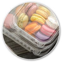 EarthChoice TE container with macaroons