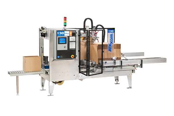 A case erecting machine for packaging