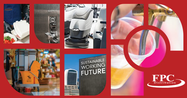 A montage of FPC's capabilities in jansan, foodservice and packaging induestries