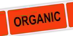 Food Label says organic