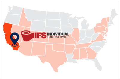 US map showing IFS DC loactions