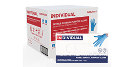 INDIVIDUAL Nitrile general purpose gloves blue