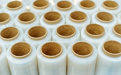 PCR (post consumer recycled) stretch film