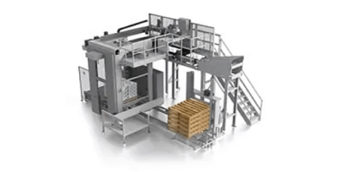 Palletizer for industrial packaging