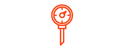 Thermometer icon for receiving