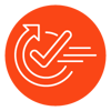 Custom supply chain recommendation icon