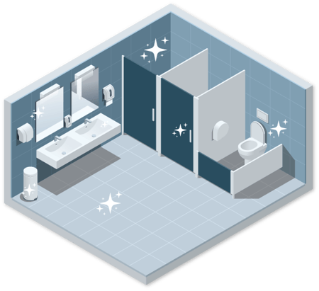 Building restroom Isometric