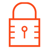 An icon of lock - safety
