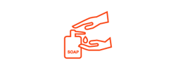 Sanitizer icon for sanitation