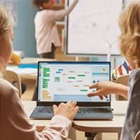 school laptop