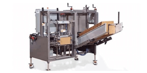 Tray forming machine for industrial packaging