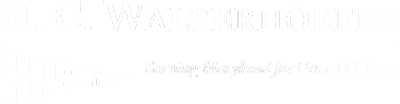 HC Walterhoefer logo in white