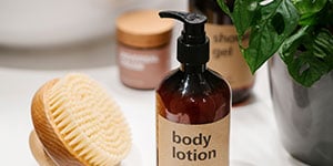 hotel room body lotion