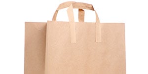 disposable paper bag