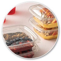 EarthChoice clear salad container