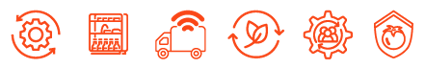 various grocery-supermarket solutions icons