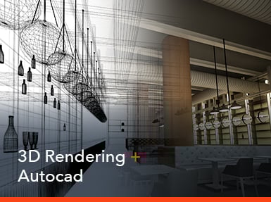 3D rendering autoCAD