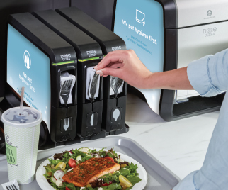 Geogia Pacific Dixie SmartStock cutlery dispenser
