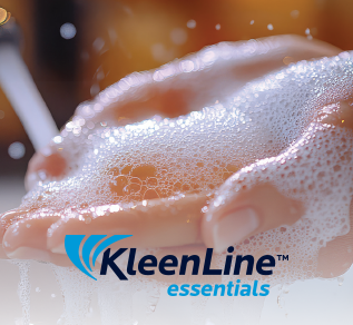 person washing hands with soap