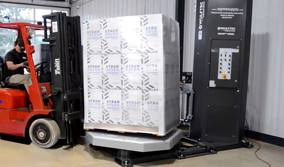 pallet load test for packaging mahines