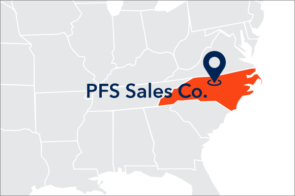 PFS Sales Co. location map
