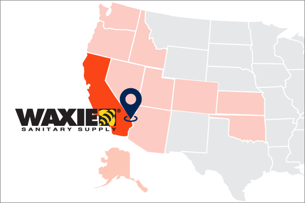 A map showing all WAXIE locations in the west coast